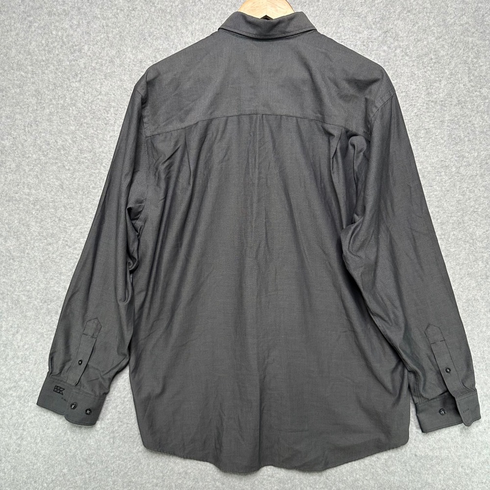 Cutter &‎ Buck Mens Arkansas Razorbacks Button Down Shirt Gray Long Sleeve Large - Picture 4 of 9